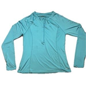 The American Outdoorsman Women’s Medium Blue Lightweight Athletic Pullover Top